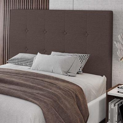 Cabeceira Cama Box Casal Luana 140cm Linho Marrom - Abmaza