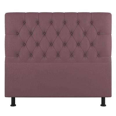 Cabeceira Cama Box Casal King Size Nice 195cm Suede Rosê - Abmaza