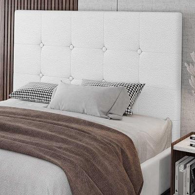 Cabeceira Cama Box Casal Queen Size Luana 160cm Sintético Branco - Abmaza