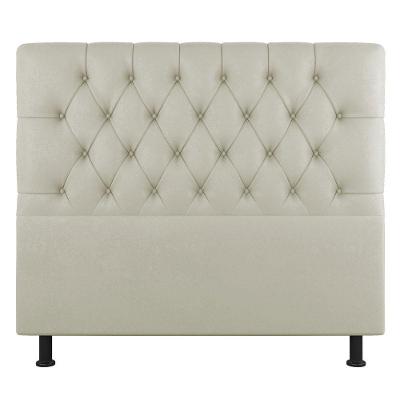Cabeceira Cama Box Casal King Size Nice 195cm Sintético Bege - Abmaza