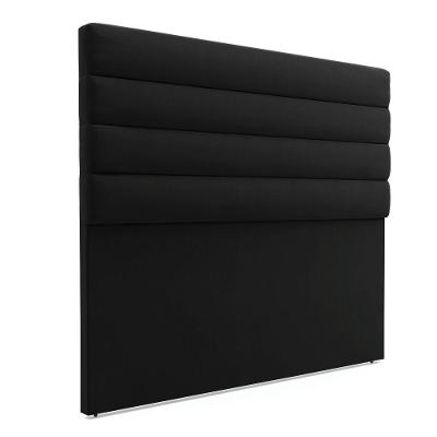 Cabeceira Para Cama Box Casal 140 Cm Suede Preto