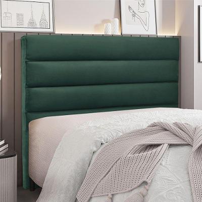 Cabeceira Para Cama Box Casal La Italiana 140Cm Veludo Verde