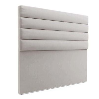 Cabeceira Para Cama Box Casal 140 Cm Veludo Cinza