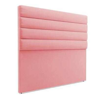 Cabeceira Para Cama Box Casal 140 Cm Suede Rose