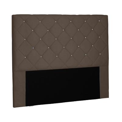 Cabeceira Tania Cama Box Solteiro 90Cm Suede Caramelo