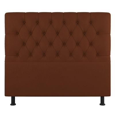 Cabeceira Cama Box Casal King Size Nice 195cm Suede Terracota - Abmaza