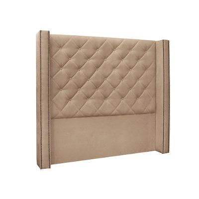 Cabeceira Casal 140 Cm Vicenza Suede Bege