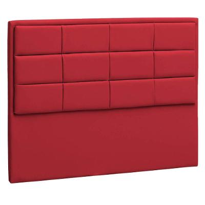 Cabeceira Solteiro Tallin P04 90 Cm Suede Vermelho Tca 53