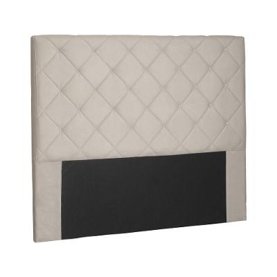 Cabeceira Tania Cama Box Casal 140Cm Suede Bege