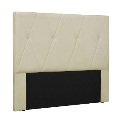 Cabeceira Para Cama Box Casal Aquilla 140Cm Veludo Bege
