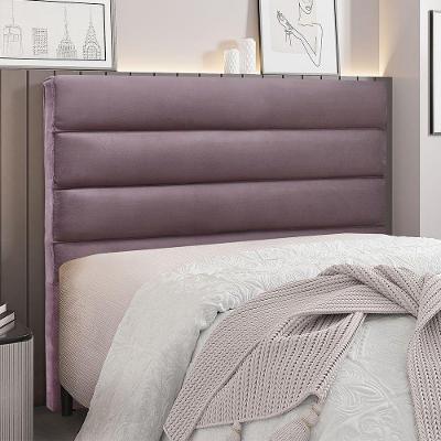 Cabeceira Para Cama Box Casal La Italiana 140Cm Veludo Rosê