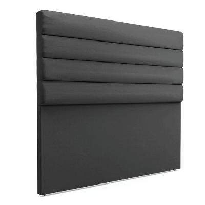 Cabeceira Para Cama Box Casal 140 Cm Corino Preto