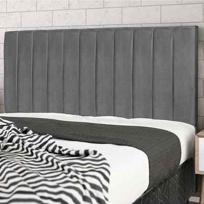 Cabeceira Leblon Para Cama Box Casal 144 Cm Suede Cinza