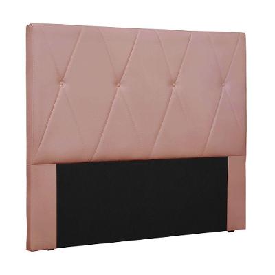 Cabeceira Para Cama Box Casal Aquilla 140Cm Veludo Rosa