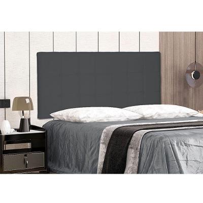 Painel Verona Cama Box King 195Cm Suede Cinza