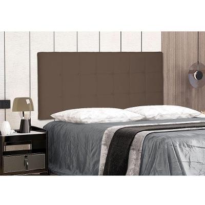 Painel Verona Cama Box King 195Cm Suede Caramelo