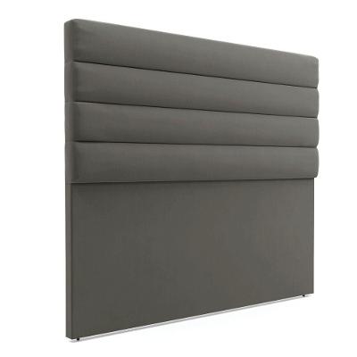 Cabeceira Para Cama Box Casal 140 Cm Suede Grafite