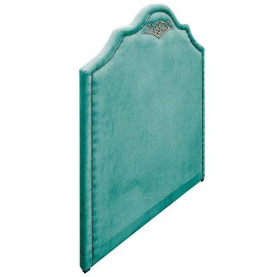 Cabeceira Solteiro 90 Cm Cama Box Suede Azul Tiffany