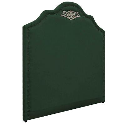 Cabeceira Solteiro P02 90 Cm Para Cama Box Suede Verde