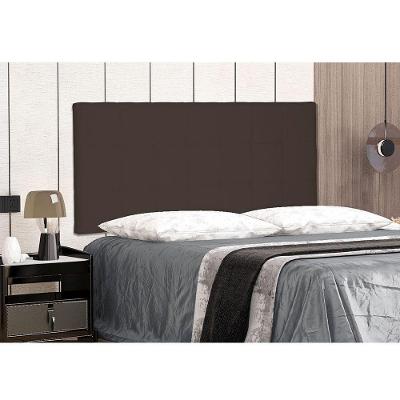 Painel Verona Cama Box King 195Cm Suede Café