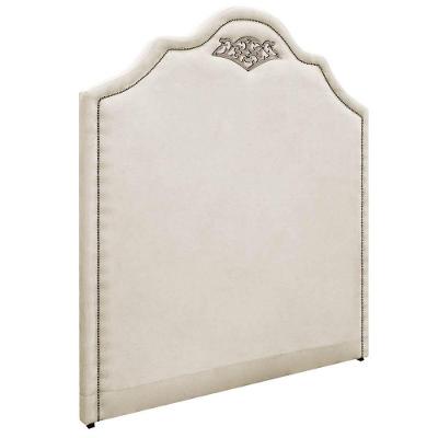 Cabeceira Solteiro P02 90 Cm Para Cama Box Corano Bege