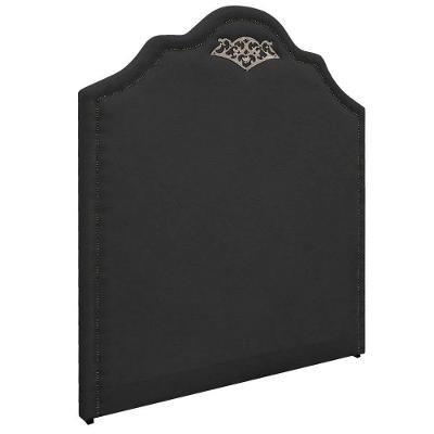 Cabeceira Solteiro P02 90 Cm Para Cama Box Corano Preto