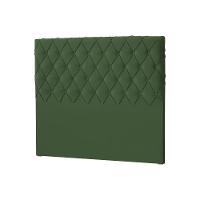Cabeceira Estofada Capitonê Chicago 195Cm Veludo Verde - Cor: Verde - 3