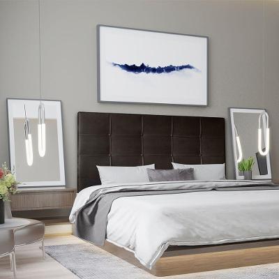 Cabeceira Solteiro 0,90m Roma Suede Marrom
