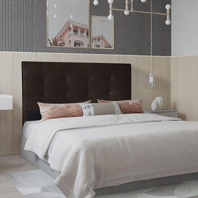 Cabeceira Solteiro 0,90m Berlim Suede Marrom