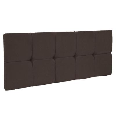 Cabeceira Painel Nina Casal 140cm Suede Marrom