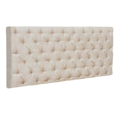 Cabeceira Painel Cristal Box Casal 1,60m Bege