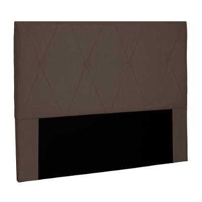 Cabeceira Decorativa King Size 1,95m Yves Suede Café