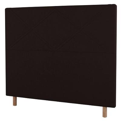 Cabeceira Cama Box Casal Queen Size 160cm Corano Marrom