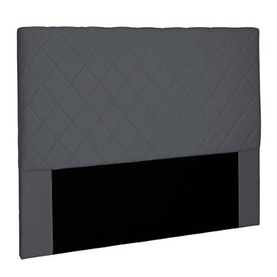 Cabeceira Decorativa 1,40m Givenchy Suede Cinza