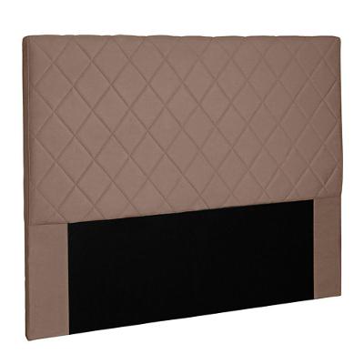 Cabeceira Decorativa 1,40m Givenchy Suede Caramelo