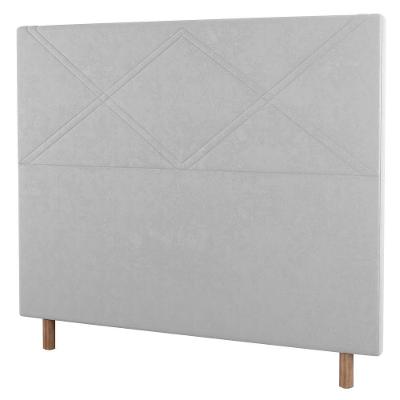 Cabeceira Cama Box Casal King Size 195cm Corano Branco