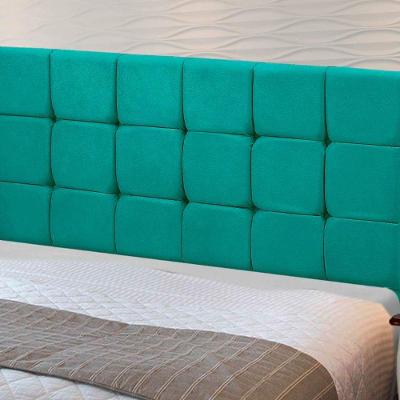 Cabeceira Julia 1,60 M Queen Com Design Moderno Ciano