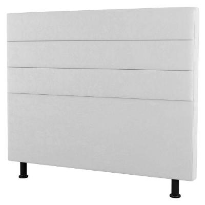 Cabeceira Casal King Size Malik 195cm Sintético Branco