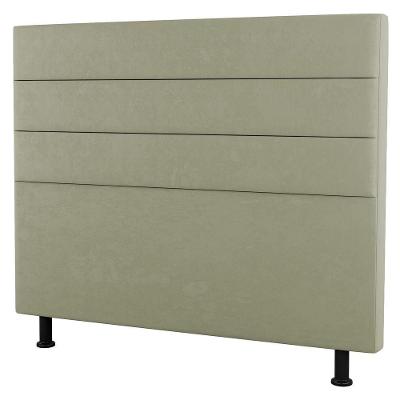Cabeceira Casal King Size Malik 195cm Sintético Bege