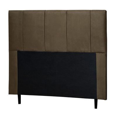 Cabeceira Cama Box Casal King Donna 193cm Suede Marrom
