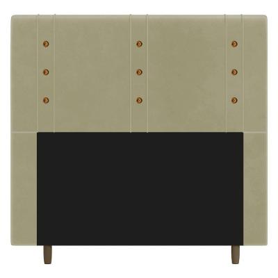 Cabeceira Cama Box Casal Queen Size Roma 160cm Corano Bege