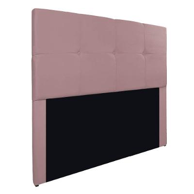 Cabeceira Casal Marseille P02 140 Cm Suede Rosê