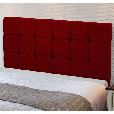 Cabeceira Julia 1,60 M Queen Com Design Moderno Vinho