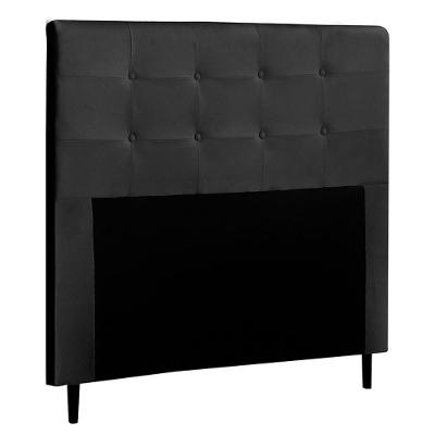 Cabeceira Cama Box Casal Queen Luna 160cm Corano Preto