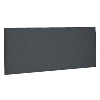 Cabeceira Estofada Box Casal Queen Esmeralda 160cm Cinza