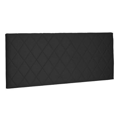 Cabeceira Estofada Box Casal Queen Esmeralda 160cm Preto