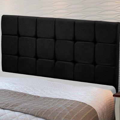 Cabeceira Julia 1,60 M Queen Com Design Moderno Preto
