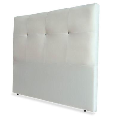 Cabeceira Casal Sofia Cama Box 140cm Corino Branco