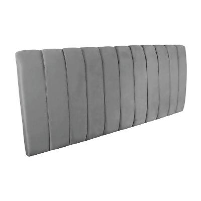 Cabeceira Painel Olivia King 195cm Cinza