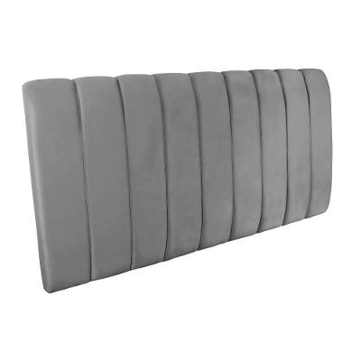 Cabeceira Painel Olivia Casal 140cm Cinza